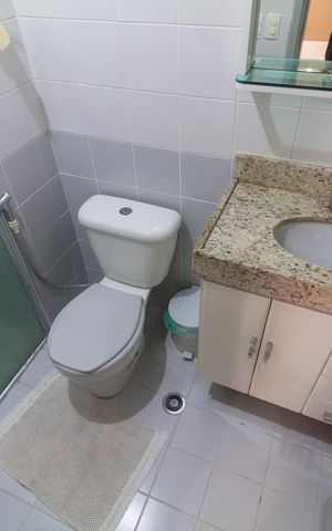 Apartamento à venda com 76m², 3 quartos e 2 vagasBanheiro da Suíte