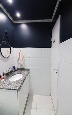 Apartamento à venda com 56m², 2 quartos e 1 vagaQuarto 1 - Suíte Banheiro