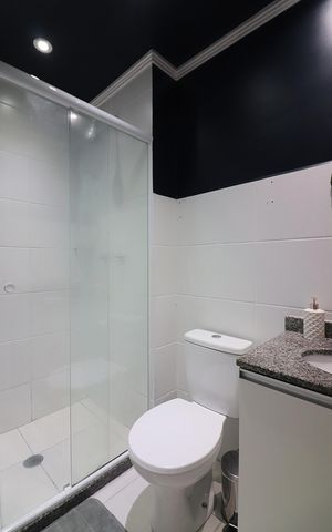 Apartamento à venda com 56m², 2 quartos e 1 vagaBanheiro Social