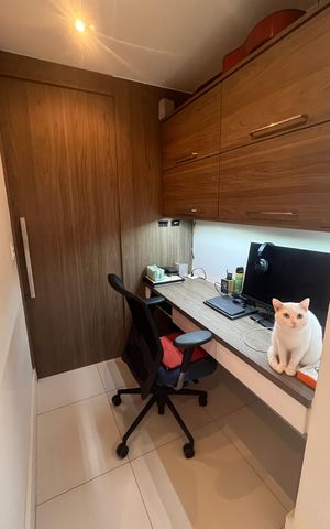 Apartamento à venda com 57m², 1 quarto e 1 vaga Apartamento à venda com 57m², 1 quarto e 1 vagaEscritório