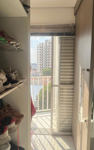 Apartamento à venda com 57m², 1 quarto e 1 vaga Apartamento à venda com 57m², 1 quarto e 1 vagaCloset da Suíte