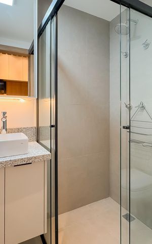 Studio para alugar com 22m², 1 quarto e sem vaga Studio para alugar com 22m², 1 quarto e sem vagaBanheiro