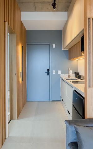 Studio para alugar com 22m², 1 quarto e sem vaga Studio para alugar com 22m², 1 quarto e sem vagaCozinha