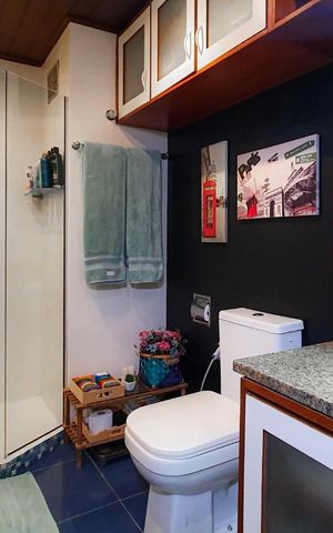 Apartamento à venda com 62m², 1 quarto e 1 vaga Apartamento à venda com 62m², 1 quarto e 1 vagaBanheiro