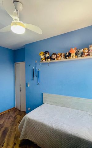 Apartamento à venda com 105m², 3 quartos e 1 vaga Apartamento à venda com 105m², 3 quartos e 1 vagaQuarto 2