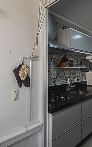 Apartamento para alugar com 80m², 3 quartos e 2 vagasÁrea de Serviço