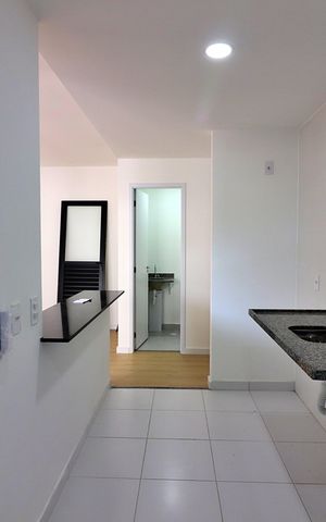 Apartamento à venda com 60m², 2 quartos e 1 vagaCozinha e Área de Serviço