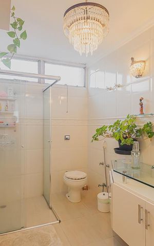 Apartamento à venda com 118m², 3 quartos e 2 vagasBanheiro da Suíte