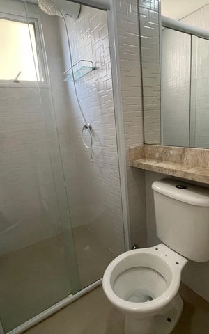 Apartamento para alugar com 59m², 2 quartos e 2 vagasBanheiro da Suíte 1