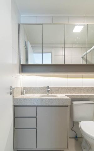 Apartamento à venda com 55m², 2 quartos e 1 vagaBanheiro do Quarto 2