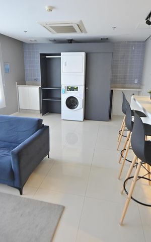 Apartamento para alugar com 30m², 1 quarto e 1 vaga Apartamento para alugar com 30m², 1 quarto e 1 vagaLavanderia