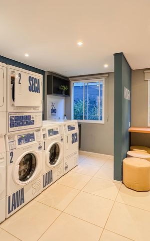 Apartamento para alugar com 35m², 2 quartos e sem vaga Apartamento para alugar com 35m², 2 quartos e sem vagaLavanderia