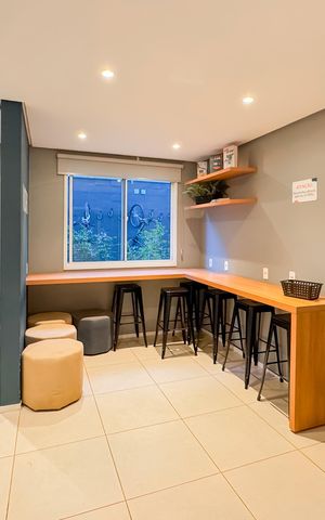 Apartamento para alugar com 35m², 2 quartos e sem vaga Apartamento para alugar com 35m², 2 quartos e sem vagaLavanderia