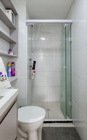 Apartamento para alugar com 35m², 2 quartos e sem vaga Apartamento para alugar com 35m², 2 quartos e sem vagaBanheiro