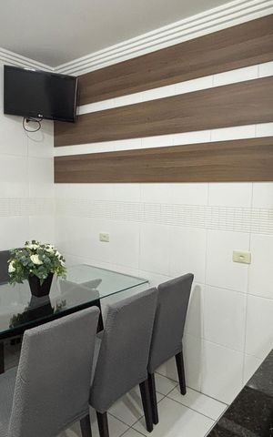 Casa à venda com 134m², 3 quartos e 2 vagas Casa à venda com 134m², 3 quartos e 2 vagasCozinha