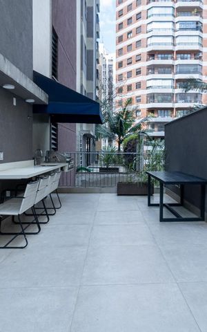 Studio para alugar com 40m², 1 quarto e sem vaga Studio para alugar com 40m², 1 quarto e sem vagaEspaço Gourmet