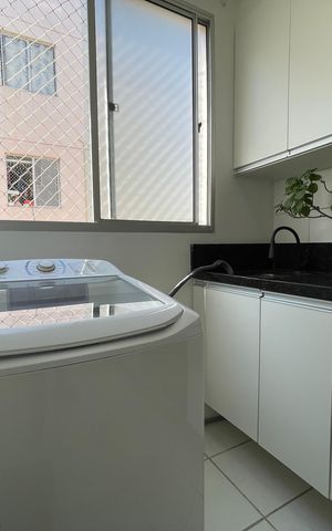 Apartamento à venda com 44m², 2 quartos e 1 vaga Apartamento à venda com 44m², 2 quartos e 1 vagaCozinha e Área de Serviço