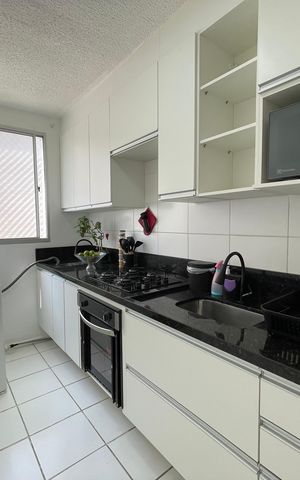 Apartamento à venda com 44m², 2 quartos e 1 vaga Apartamento à venda com 44m², 2 quartos e 1 vagaCozinha e Área de Serviço