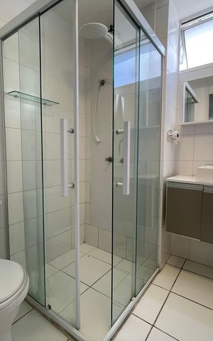 Apartamento à venda com 44m², 2 quartos e 1 vaga Apartamento à venda com 44m², 2 quartos e 1 vagaBanheiro