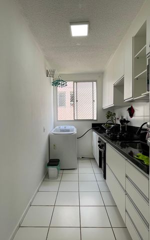 Apartamento à venda com 44m², 2 quartos e 1 vaga Apartamento à venda com 44m², 2 quartos e 1 vagaCozinha e Área de Serviço