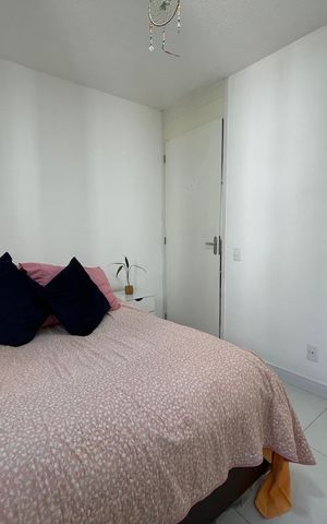 Apartamento à venda com 44m², 2 quartos e 1 vaga Apartamento à venda com 44m², 2 quartos e 1 vagaQuarto 2