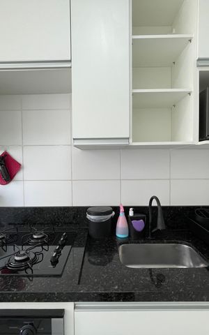 Apartamento à venda com 44m², 2 quartos e 1 vaga Apartamento à venda com 44m², 2 quartos e 1 vagaCozinha e Área de Serviço