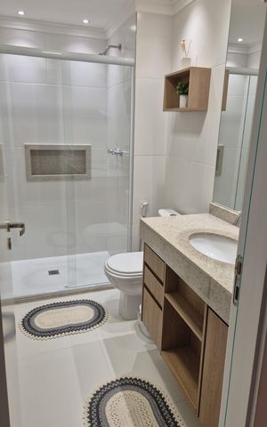 Apartamento à venda com 65m², 2 quartos e 1 vaga Apartamento à venda com 65m², 2 quartos e 1 vagaBanheiro 1