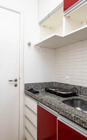 Studio para alugar com 28m², 1 quarto e sem vaga Studio para alugar com 28m², 1 quarto e sem vagaCozinha