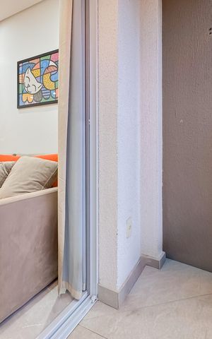 Apartamento à venda com 55m², 2 quartos e 1 vagaVaranda