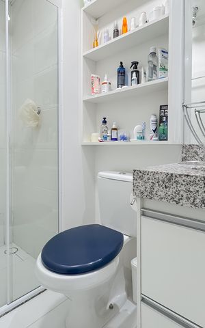 Apartamento à venda com 55m², 2 quartos e 1 vagaBanheiro da Suíte