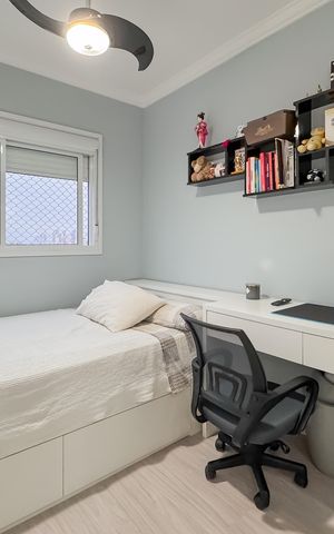Apartamento à venda com 55m², 2 quartos e 1 vagaQuarto 