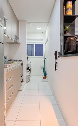 Apartamento à venda com 55m², 2 quartos e 1 vagaCozinha