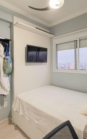 Apartamento à venda com 55m², 2 quartos e 1 vagaQuarto 