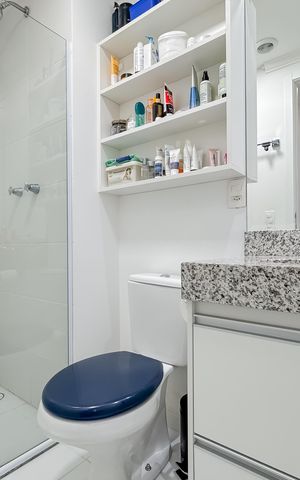 Apartamento à venda com 55m², 2 quartos e 1 vagaBanheiro Social
