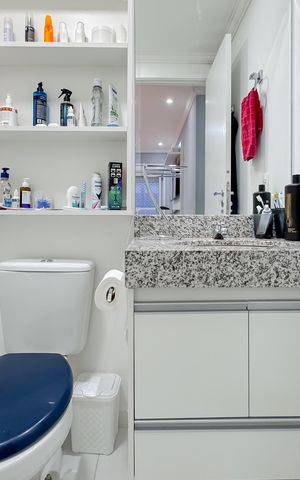 Apartamento à venda com 55m², 2 quartos e 1 vagaBanheiro da Suíte