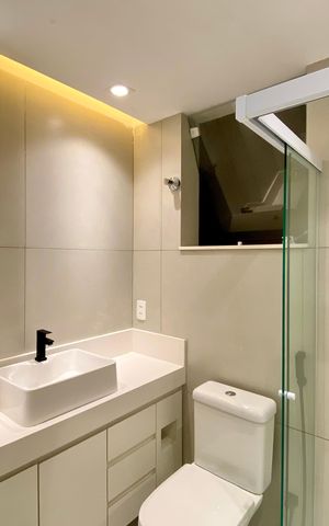 Studio à venda com 46m², 1 quarto e sem vaga