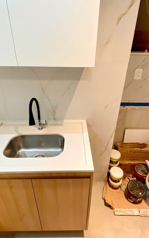 Studio à venda com 46m², 1 quarto e sem vaga