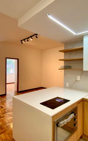 Studio à venda com 46m², 1 quarto e sem vaga