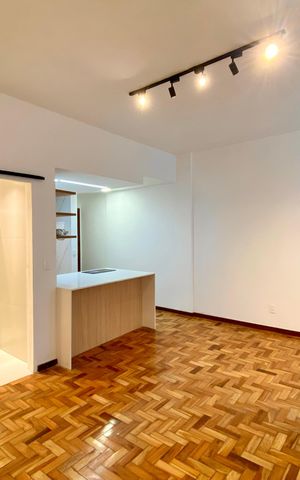 Studio à venda com 46m², 1 quarto e sem vaga