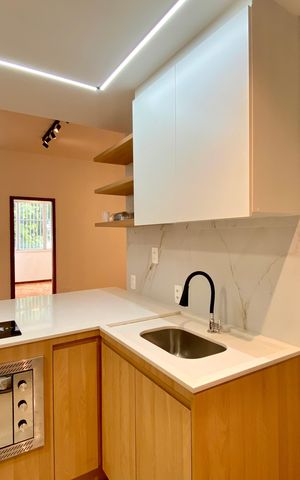 Studio à venda com 46m², 1 quarto e sem vaga