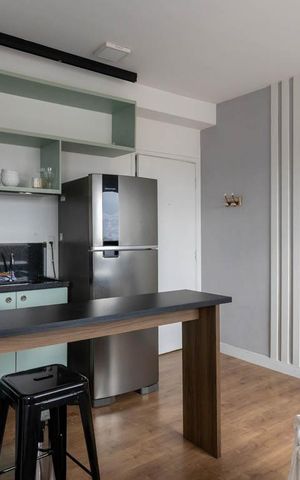 Studio à venda com 25m², 1 quarto e 1 vaga Studio à venda com 25m², 1 quarto e 1 vagaCozinha