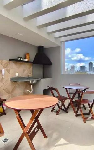 Studio à venda com 20m², 1 quarto e sem vaga Studio à venda com 20m², 1 quarto e sem vagaÁrea comum - Churrasqueira