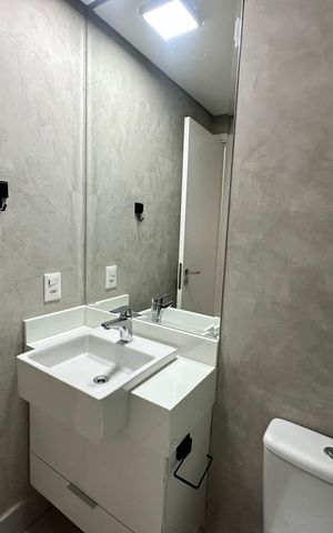 Apartamento para alugar com 110m², 3 quartos e 2 vagas Apartamento para alugar com 110m², 3 quartos e 2 vagasBanheiro Social