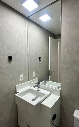 Apartamento para alugar com 110m², 3 quartos e 2 vagas Apartamento para alugar com 110m², 3 quartos e 2 vagasBanheiro Social