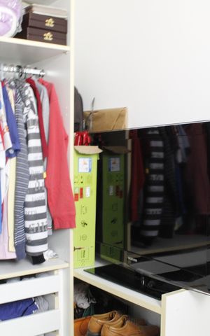 Casa de condomínio à venda com 172m², 3 quartos e 2 vagasCloset da suíte 3