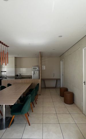 Apartamento à venda com 42m², 2 quartos e 1 vagaÁrea comum - Salão de festas