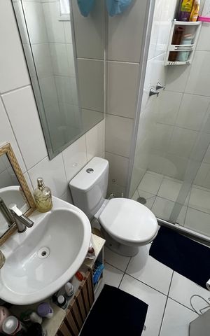 Apartamento à venda com 42m², 2 quartos e 1 vagaBanheiro Social