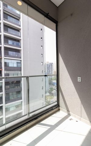 Studio para alugar com 25m², 1 quarto e sem vaga Studio para alugar com 25m², 1 quarto e sem vagaVaranda