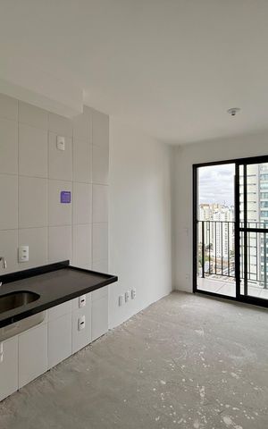 Apartamento à venda com 27m², 1 quarto e sem vaga Apartamento à venda com 27m², 1 quarto e sem vagaCozinha