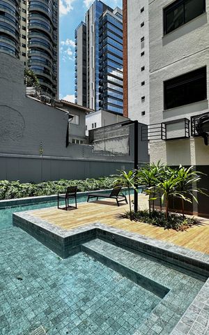 Apartamento à venda com 27m², 1 quarto e sem vaga Apartamento à venda com 27m², 1 quarto e sem vagaPiscina